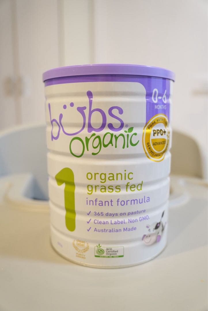 3缶 Bubs（バブズ）オーガニック Organic 粉ミルク ステップ1