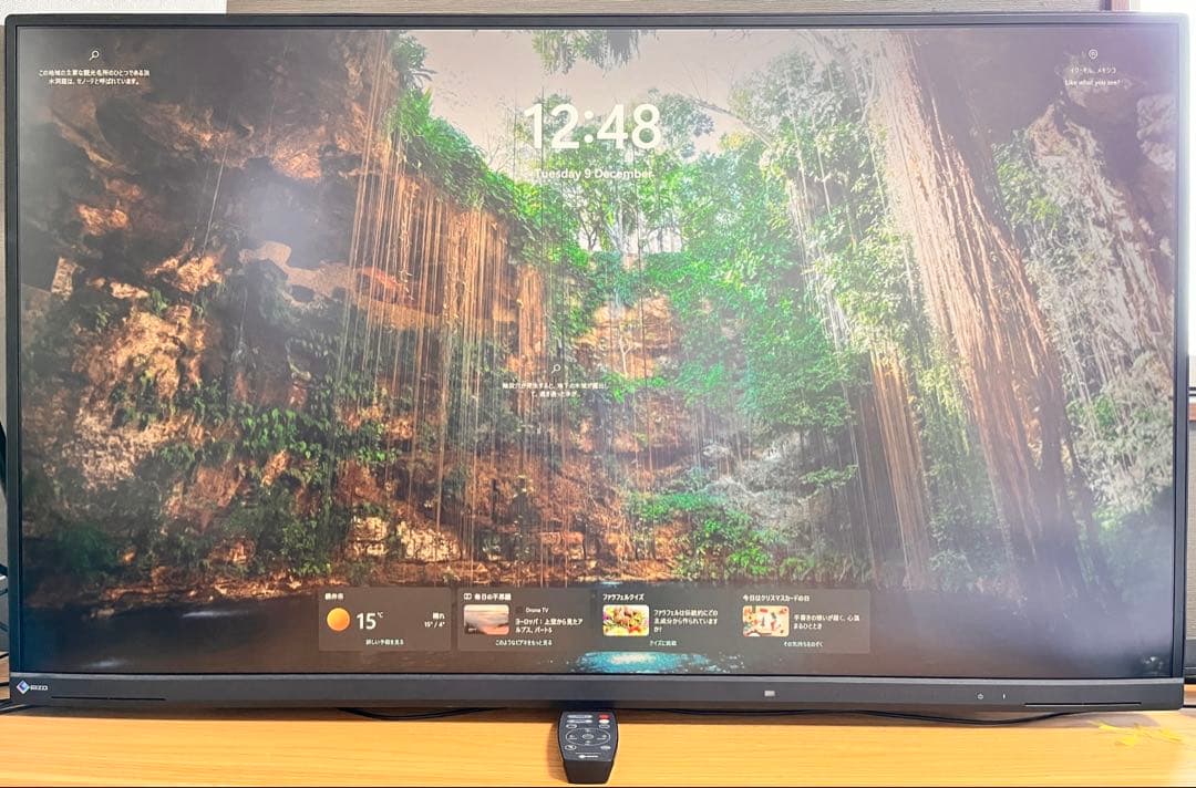 （あり（禁煙））【送料込み】EIZO EV4340X 4Kモニター 美品
