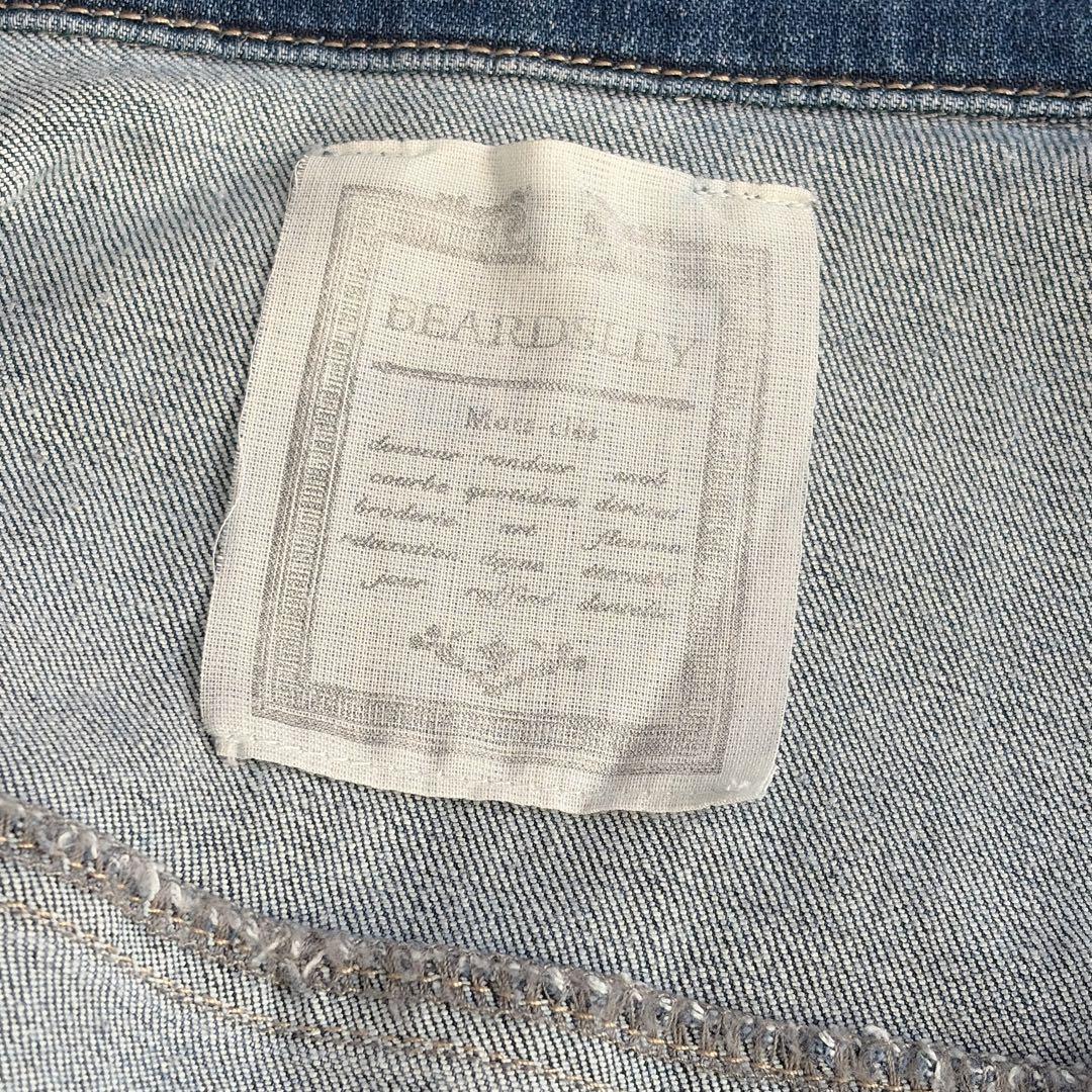 ✨定価2.2万円✨ビアズリー　袖パフGジャン　デニム　ジャケット　パフスリーブ