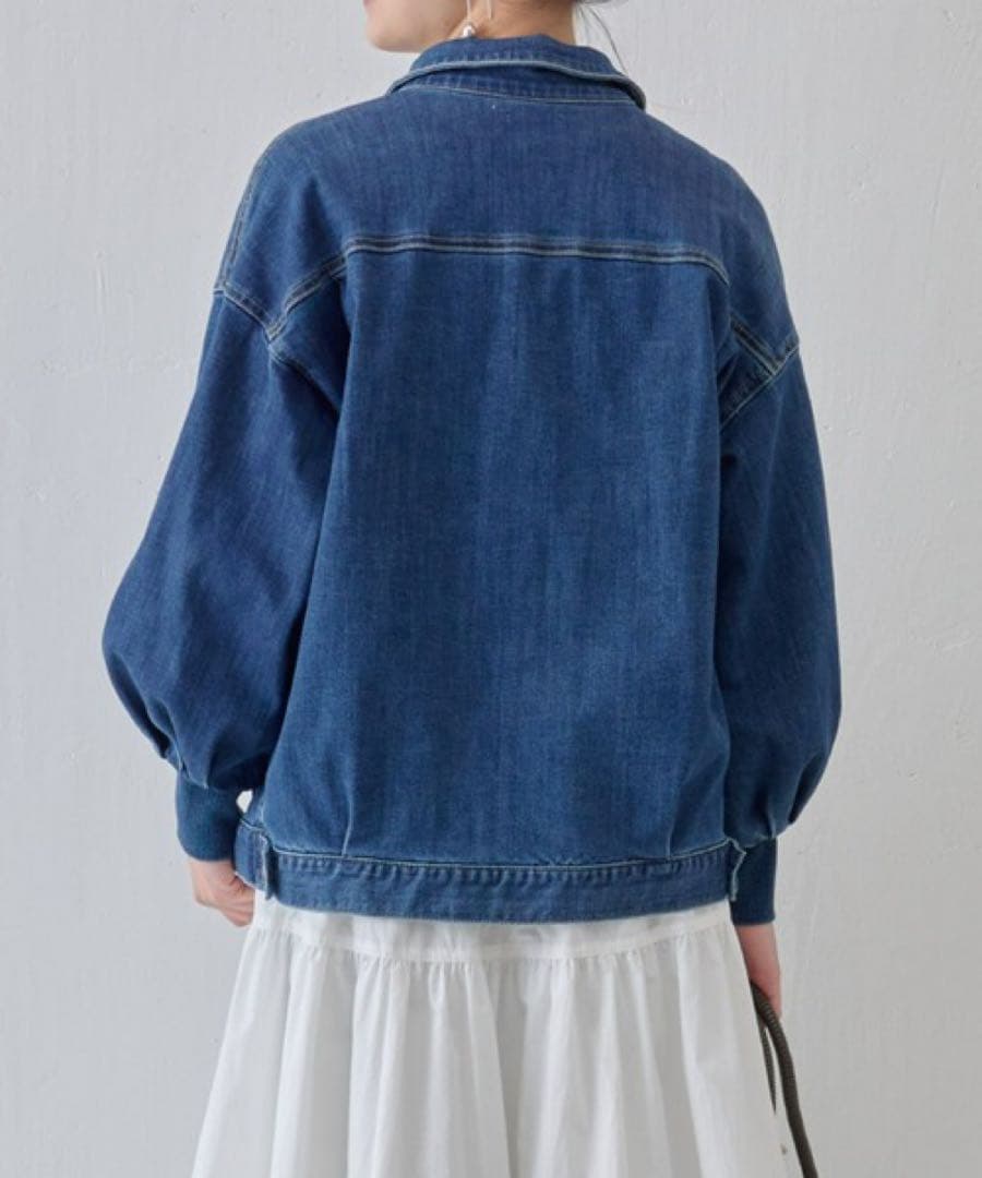 ✨定価2.2万円✨ビアズリー　袖パフGジャン　デニム　ジャケット　パフスリーブ