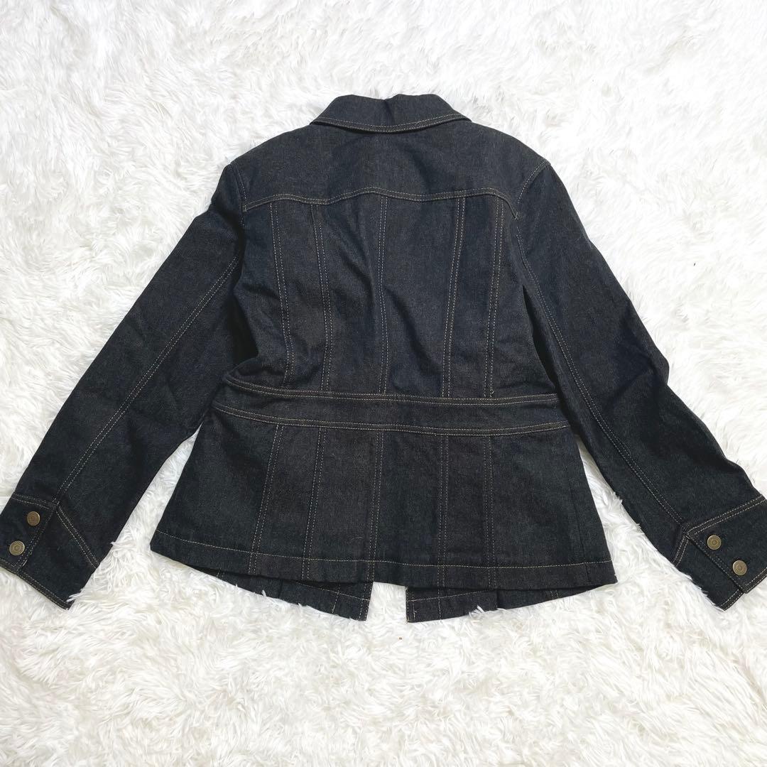 【極美品】✨BURBERRY ノバチェック　ブラック　デニムジャケット ライナー