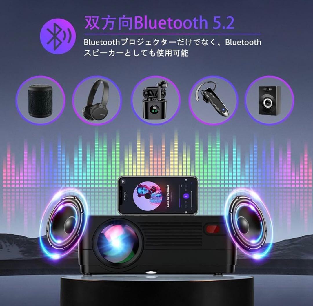 Roconia登場プロジェクター100インチスクリーン＆収納バッグ付属