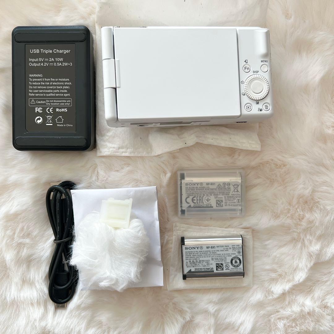 SONY VLOGCAM ZV-1F (W)シューティンググリップ(W)