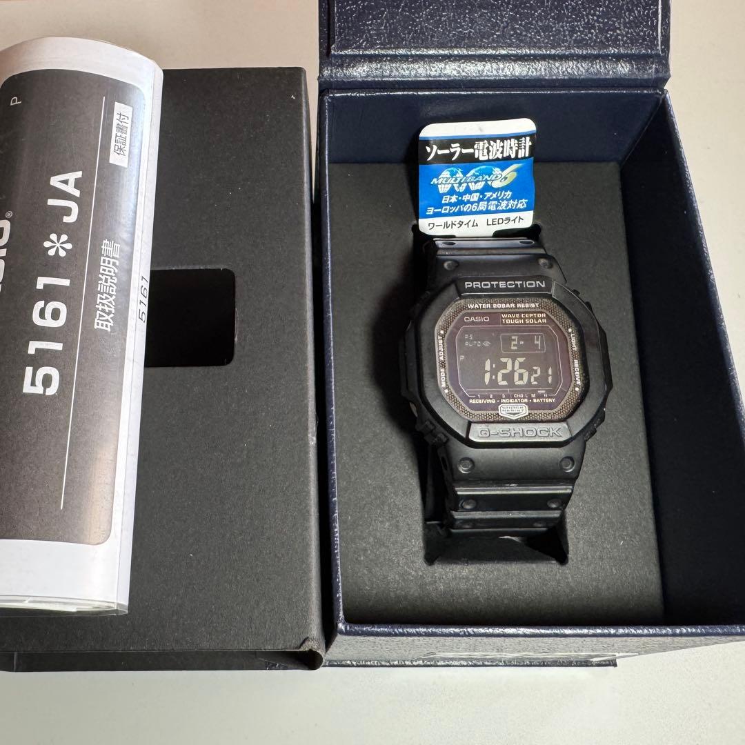 r*a様 CASIO G-SHOCK ソーラー電波時計 ブラックGW-5600B