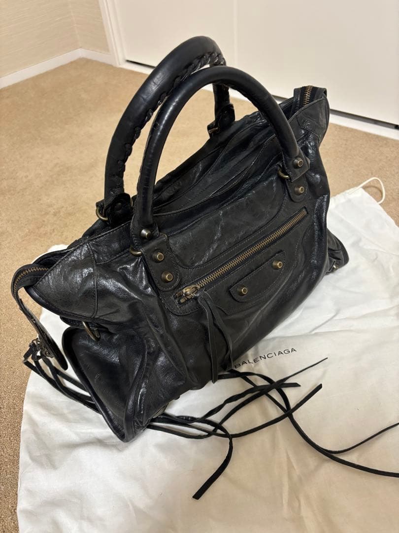 BALENCIAGA シティ バッグ ブラック