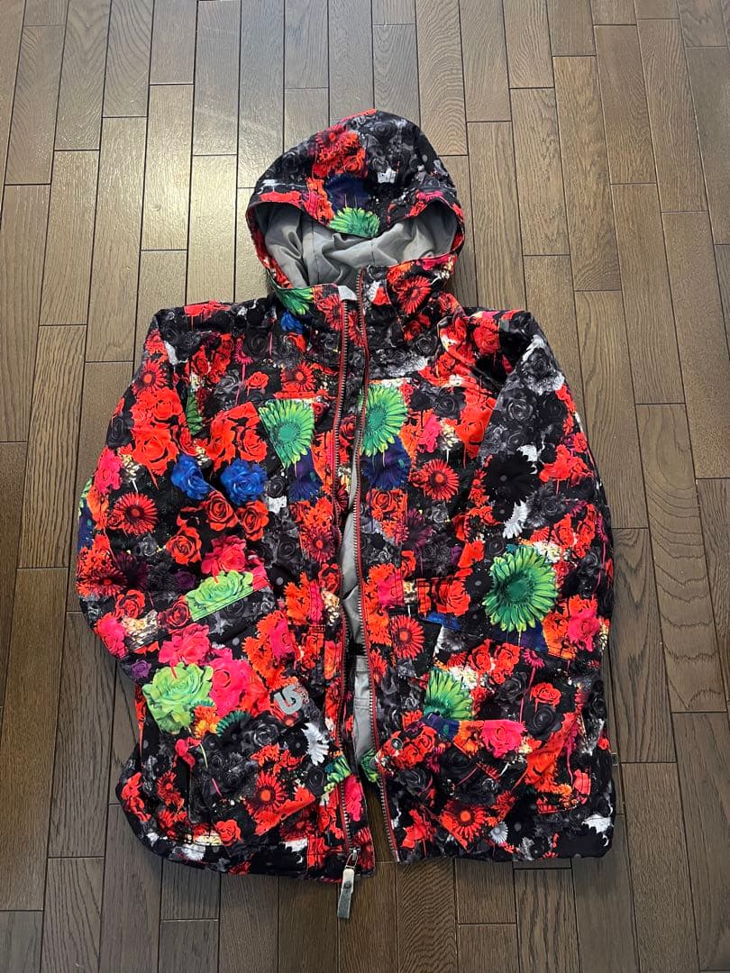 Burton 花柄スノーボードウェア 上下セット　Mサイズ