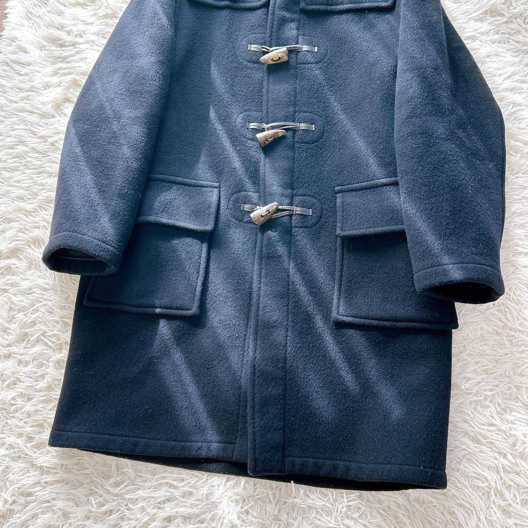 イギリス製　XL相当　ブルックスブラザーズ　ダッフルコート　ネイビー