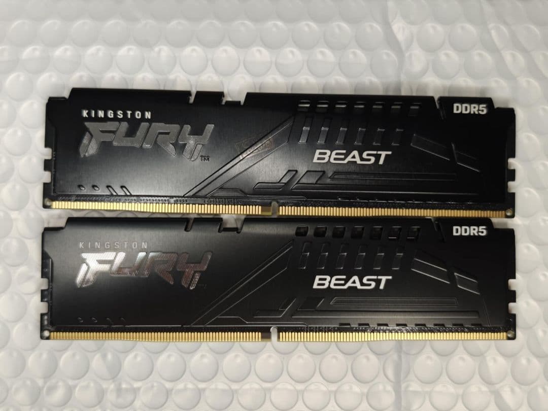 FURY Beast DDR5 32GB 6000Mhz 16*2枚組
