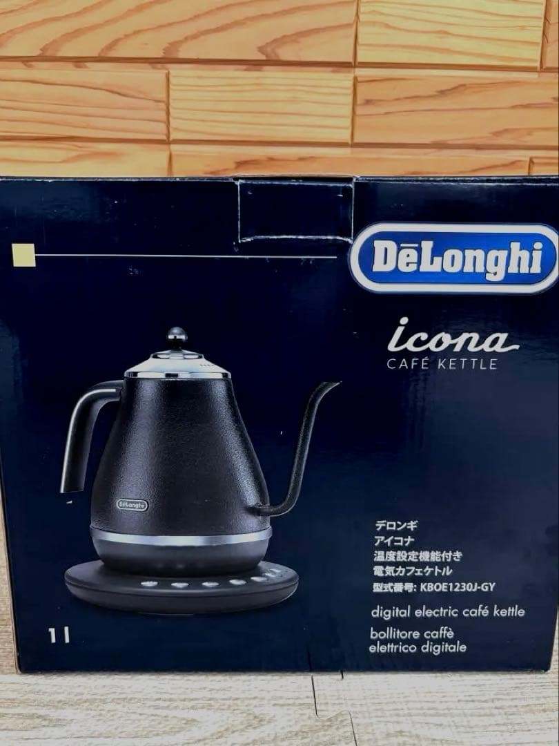 DeLonghi デロンギ　 アイコナ　電気ケトル 1L 新品