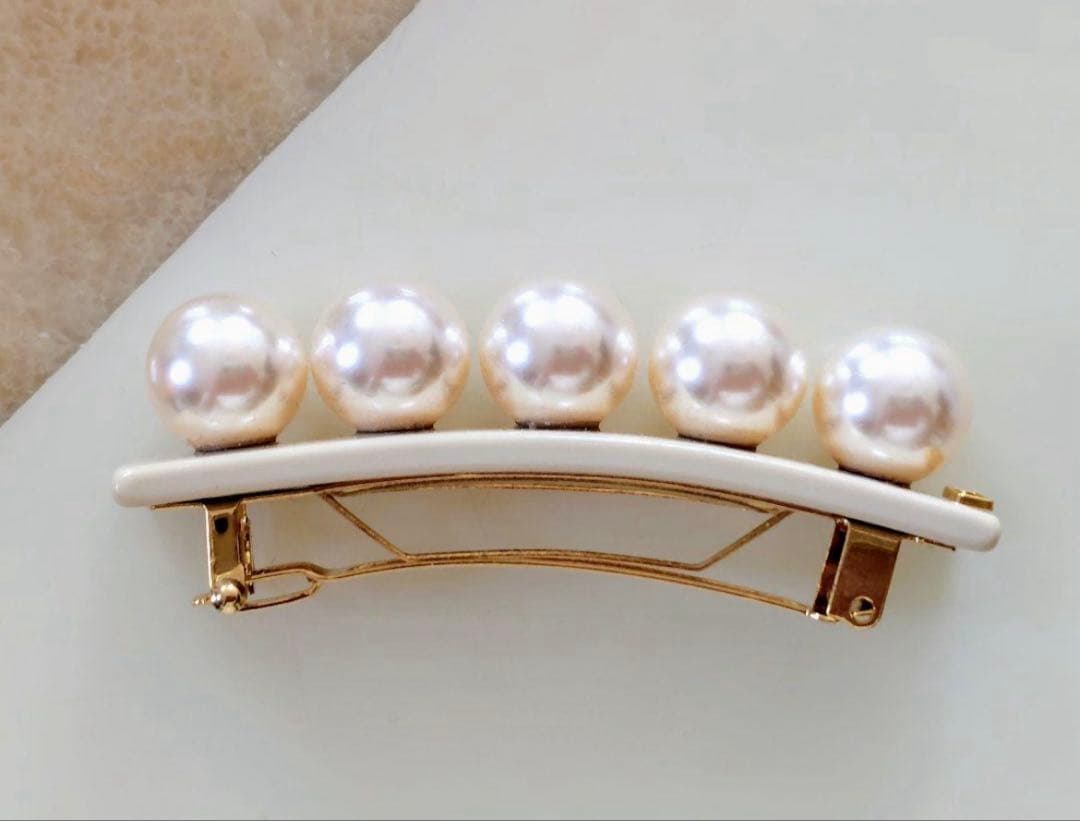 アレキサンドルドゥパリ　バレッタ　パール