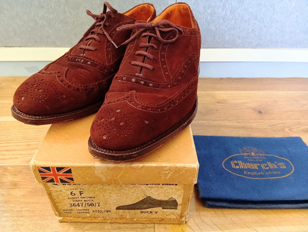 o*4様 旧Church'sチャーチ 3都市 BUCK 6F