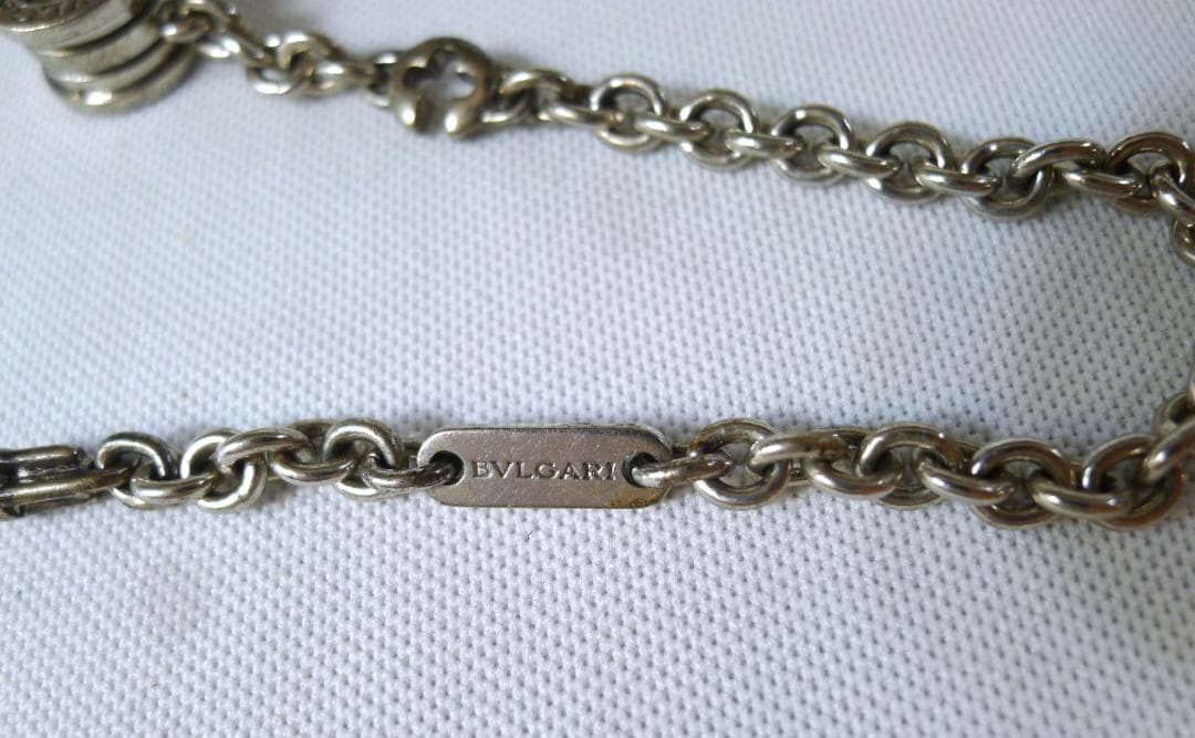 ユニセックス●【ブルガリ】BZERO1シルバー925キーチェーン●