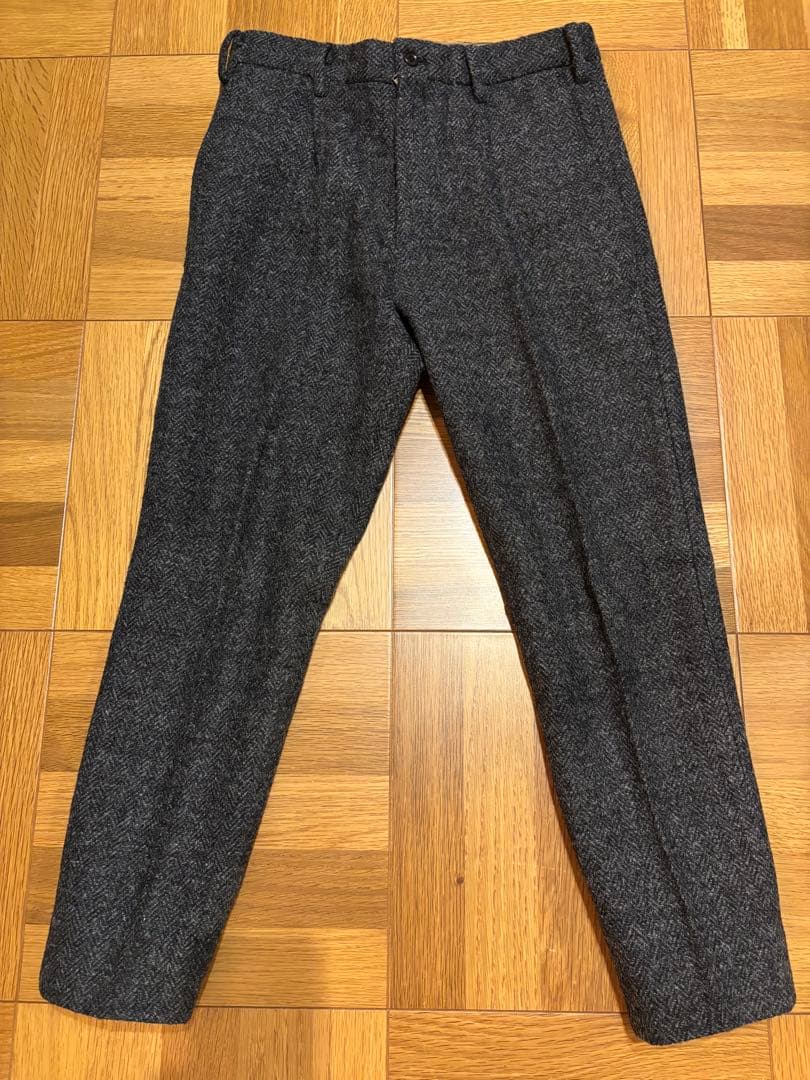 【美品】ハリスツイード×ジャーナルスタンダード　ヘリンボーン柄スラックス