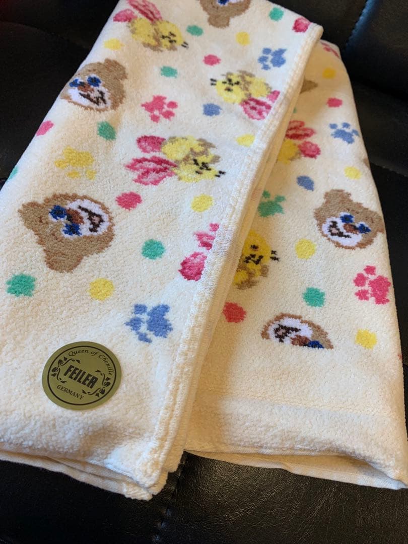 新品未使用　フェイラー　プティバス　イエロー　くま