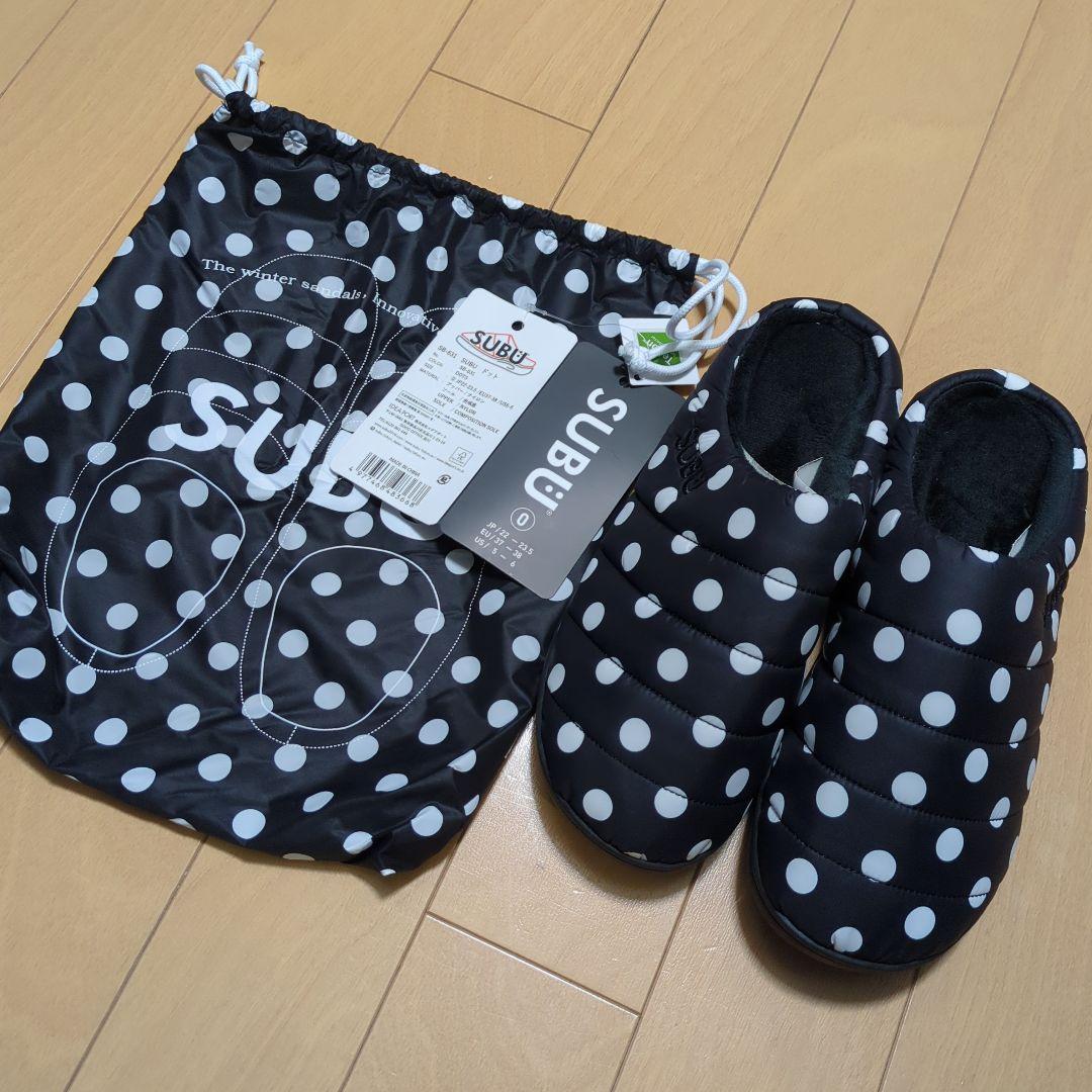 SUBU（ドット柄）サンダル　サイズ0