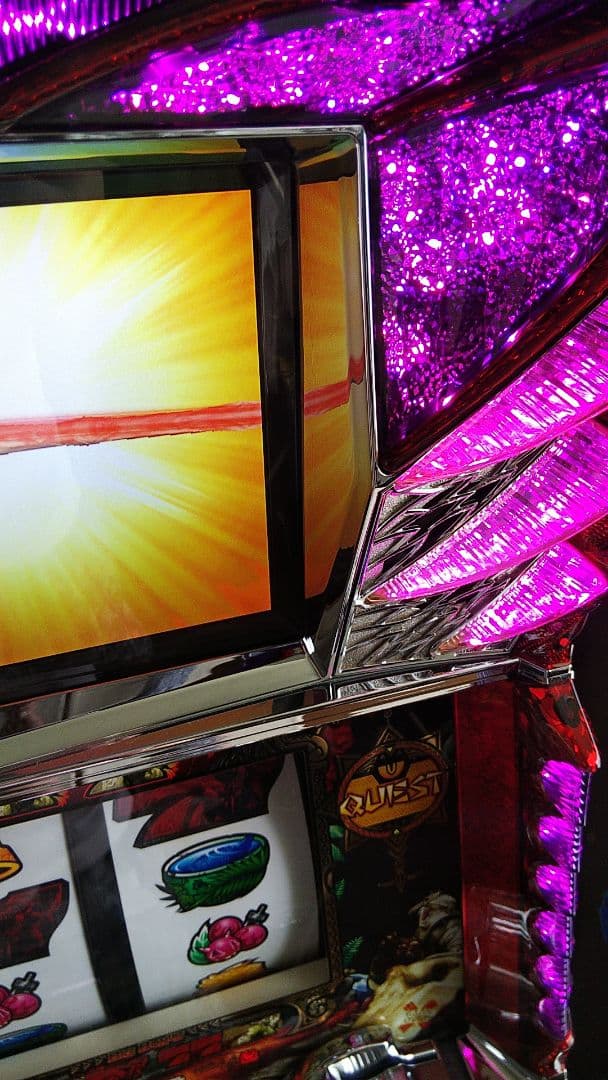 パチスロ実機 モンスターハンター 白ロム リールLED仕様