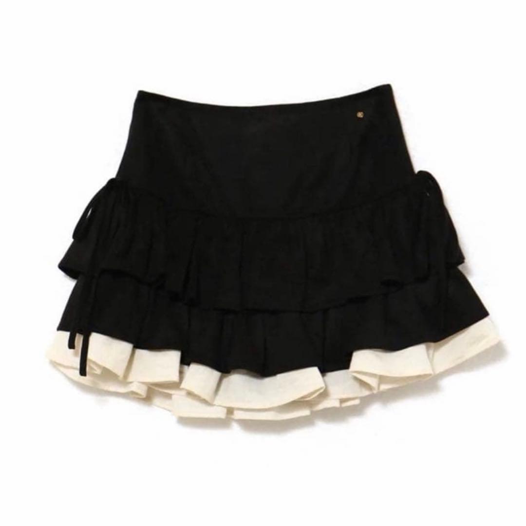 スカート andmary Mel gather skirt Black andmary