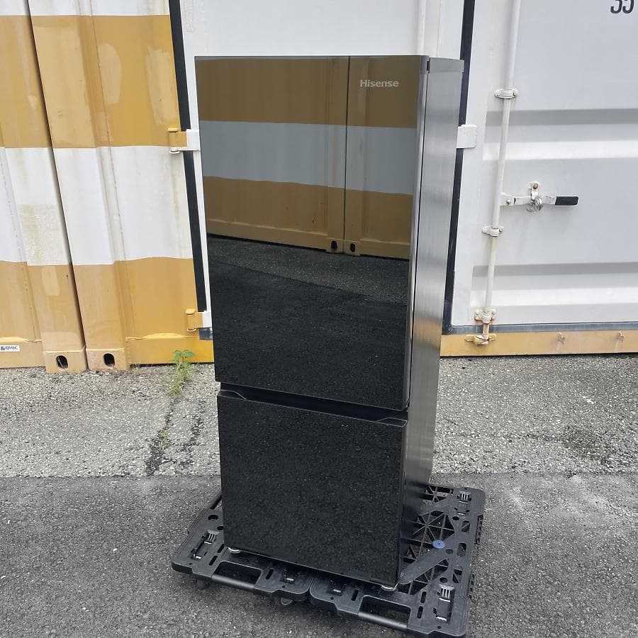 2023年製■ハイセンス 冷蔵庫 ミラードア 162L HR-G16AM