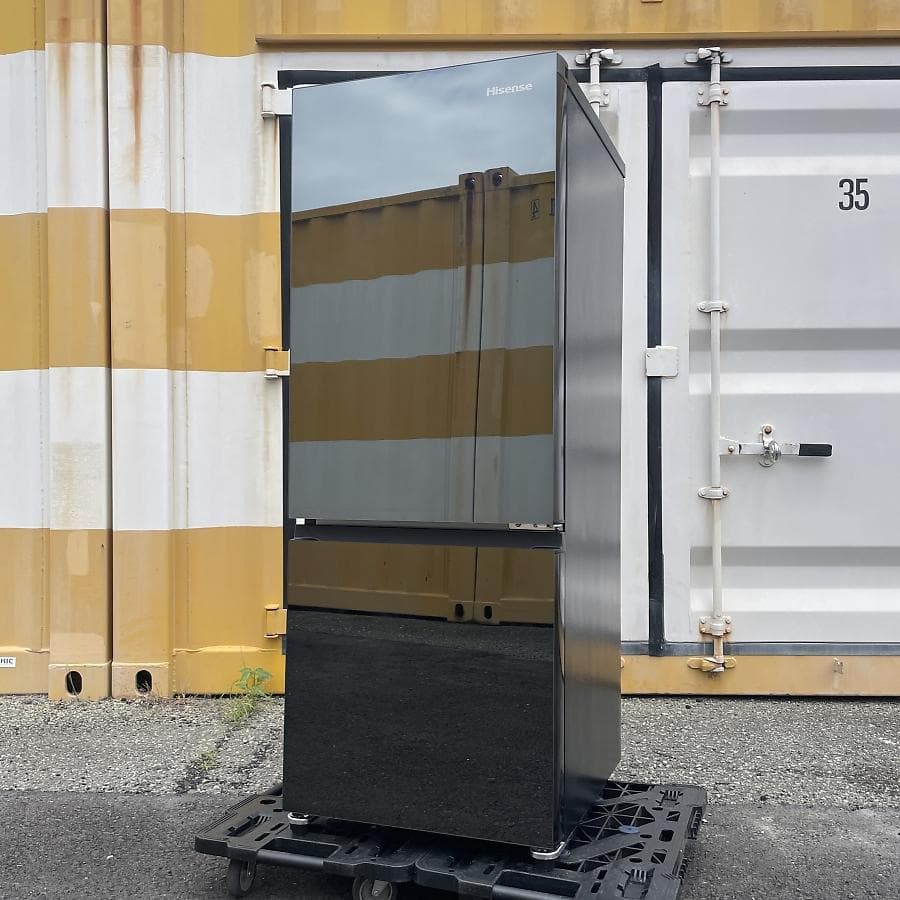 2023年製■ハイセンス 冷蔵庫 ミラードア 162L HR-G16AM