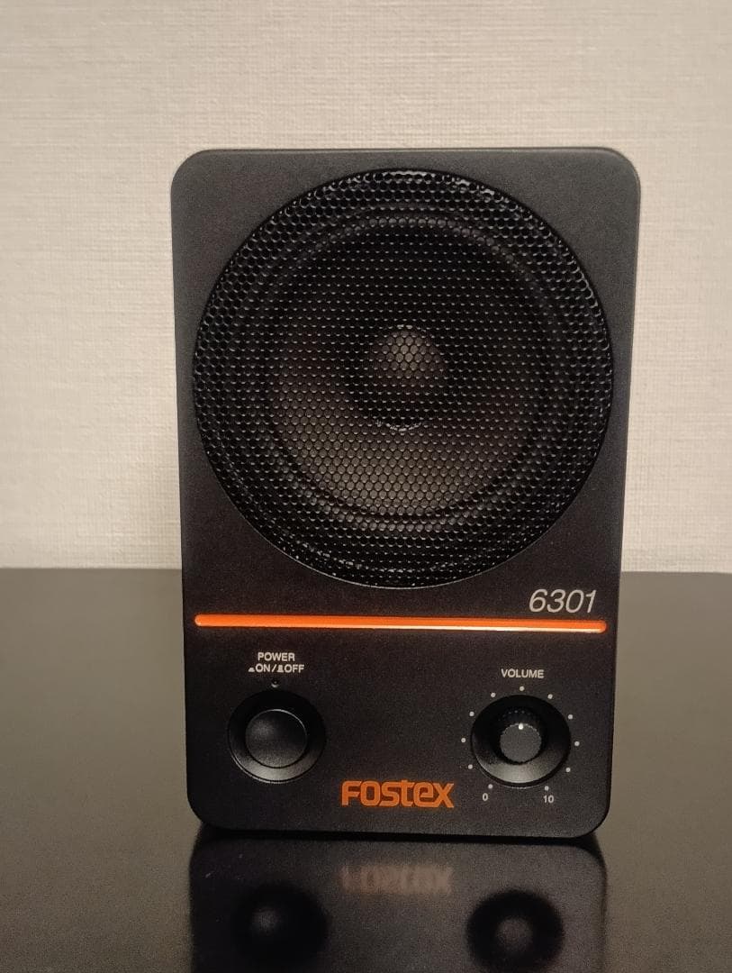 【中古】FOSTEX アクティブ・モニタースピーカー 6301NB