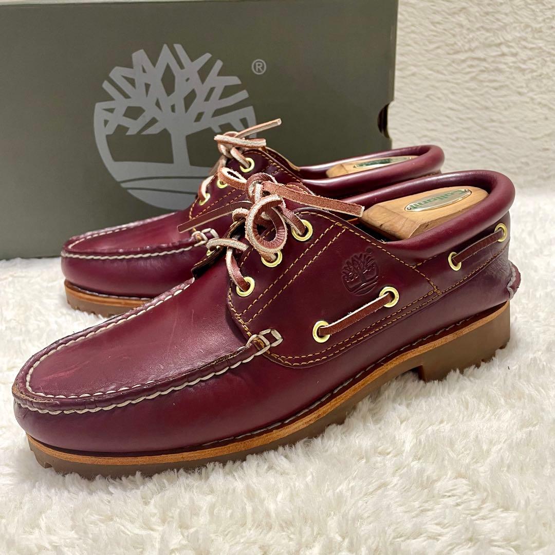 箱付き美品 Timberland オーセンティック 3eye ボート シューズ