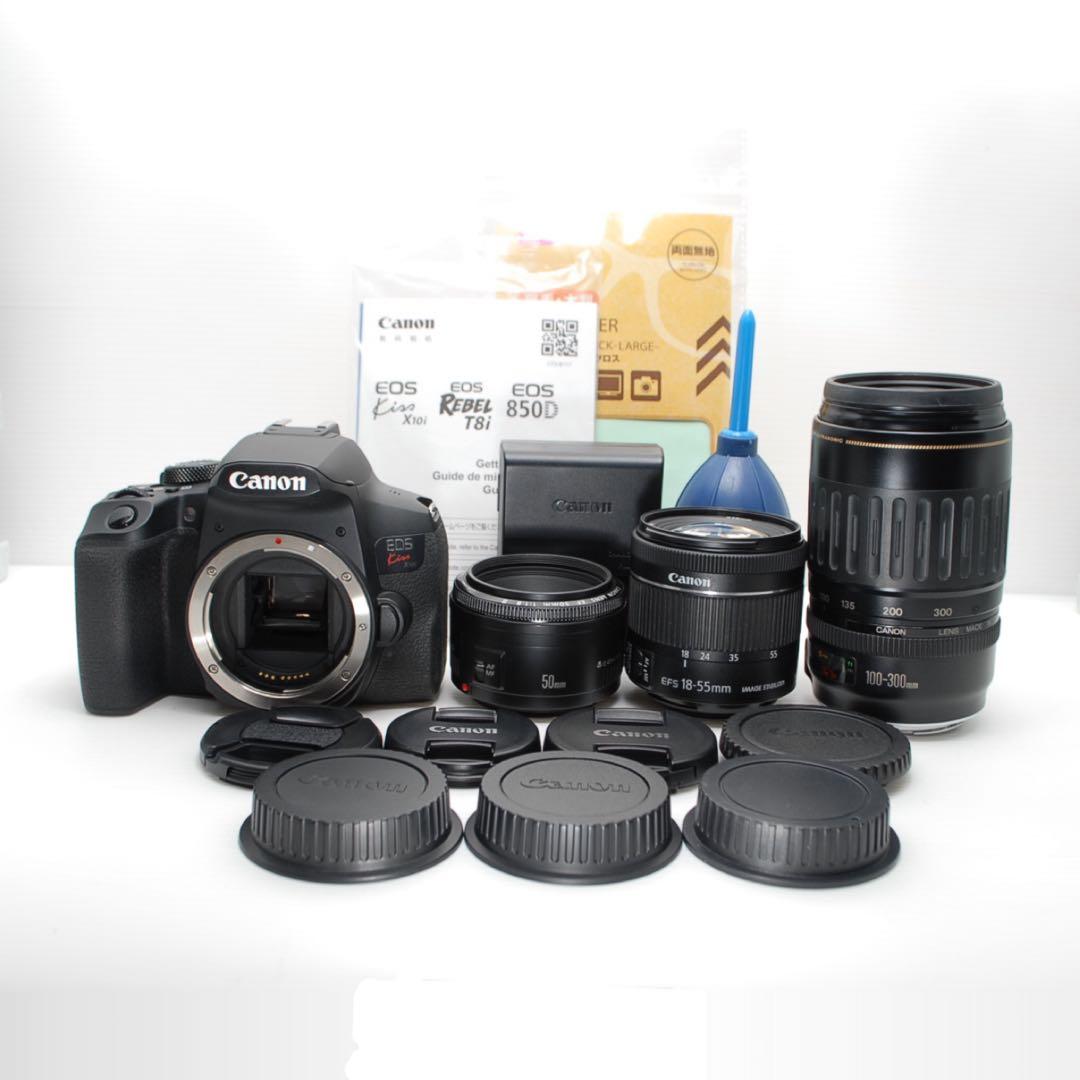 ⭐️Saku＊⭐️Canon kiss X10i トリプルレンズセット