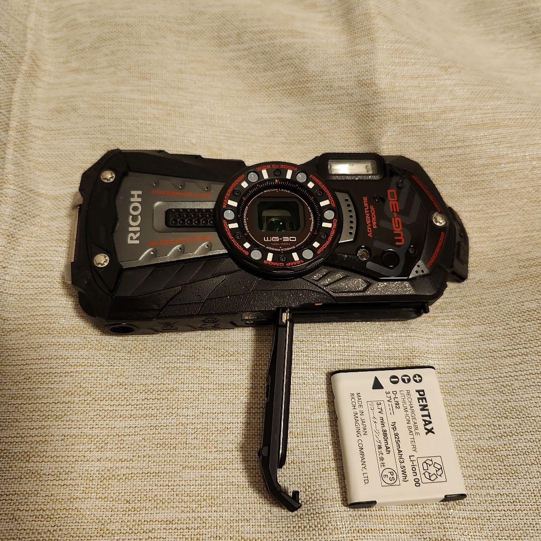 RICOH WG-30 ブラック 本体