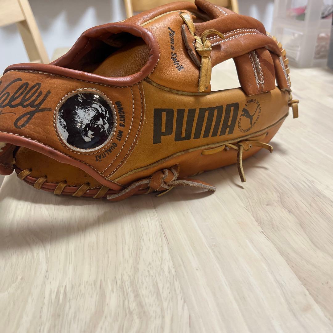 PUMA Wally 軟式グローブ ブラウン野球