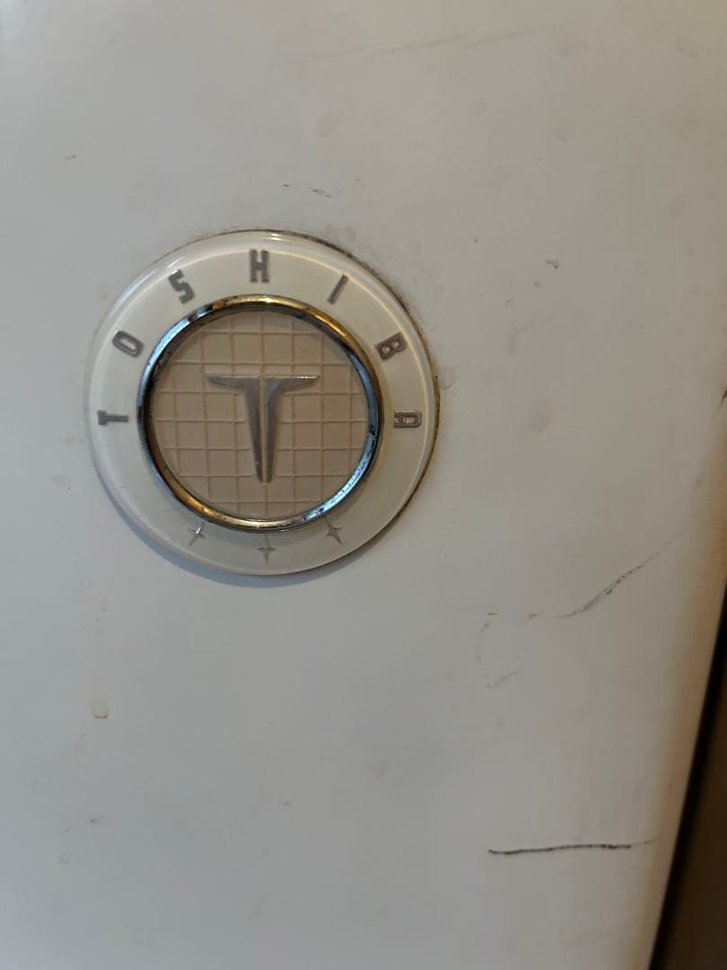 昭和30年代　東芝　電気　冷蔵庫　昭和レトロ　当時物　アンティーク　雑貨　家電