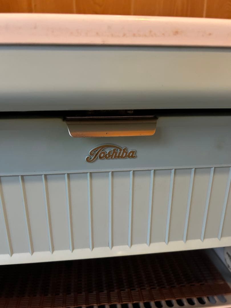 昭和30年代　東芝　電気　冷蔵庫　昭和レトロ　当時物　アンティーク　雑貨　家電