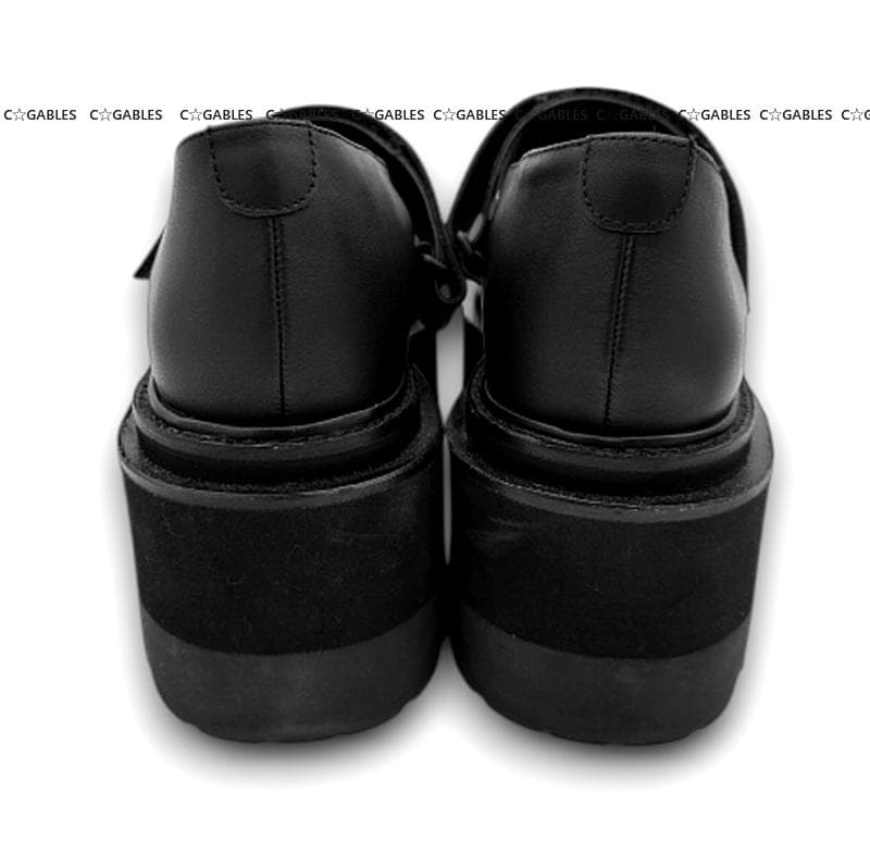 ★新品★　2024AW　gomme　ゴム　レザー　ワンストラップローファー