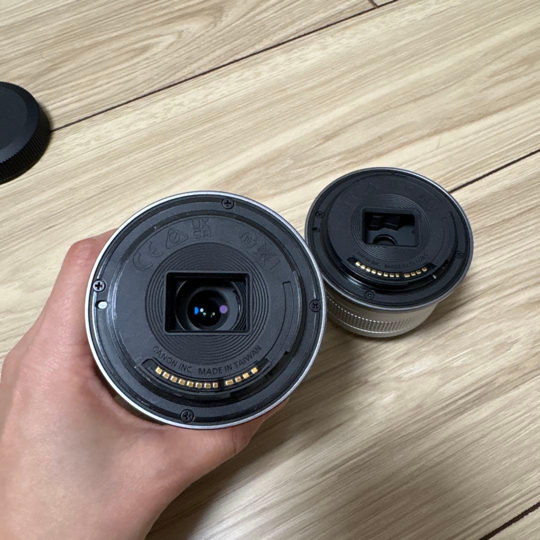 Canon EOS R50 ミラーレスカメラ ダブルズームレンズセット ホワイト