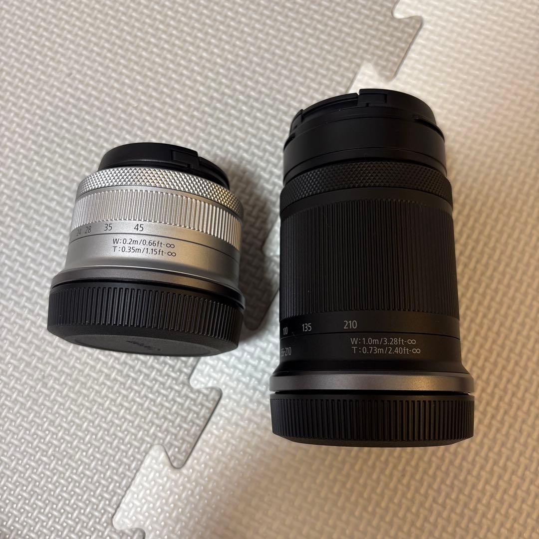 Canon EOS R50 ミラーレスカメラ ダブルズームレンズセット ホワイト