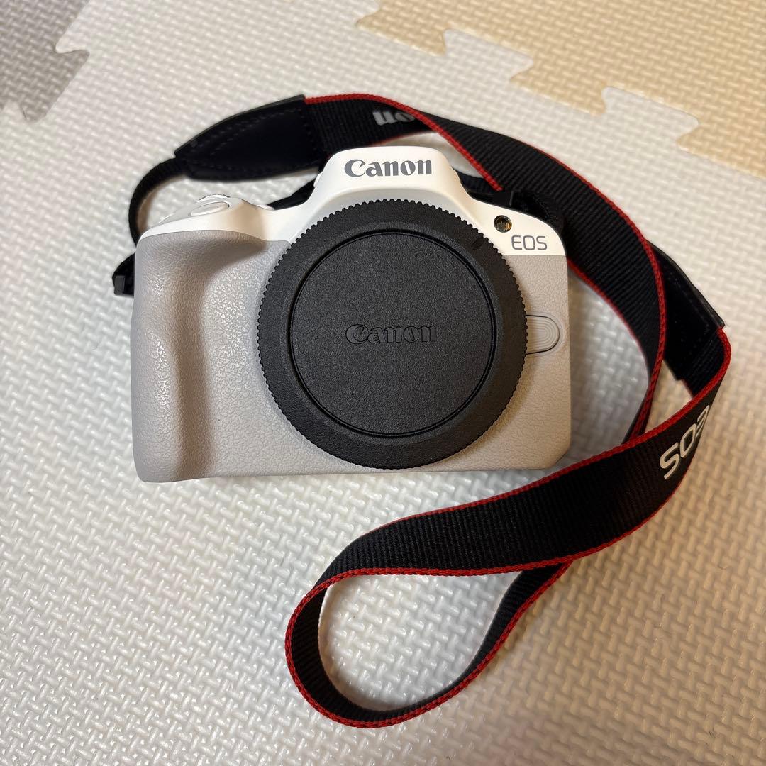 Canon EOS R50 ミラーレスカメラ ダブルズームレンズセット ホワイト