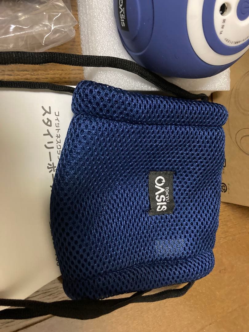 東急スポーツオアシス　スタイリーボール 青　フィットネス　ほぼ未使用