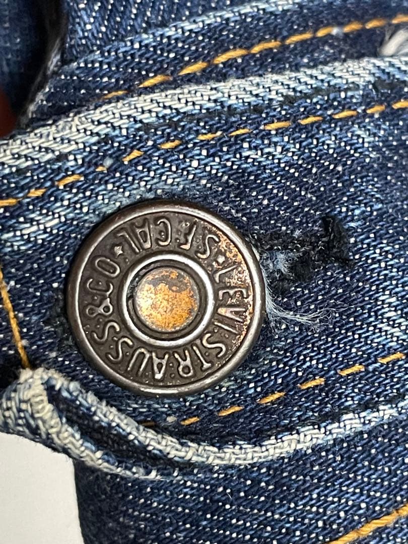 60s Levis 70505 \" BIG E ボタン裏刻印525 トラッカー\"