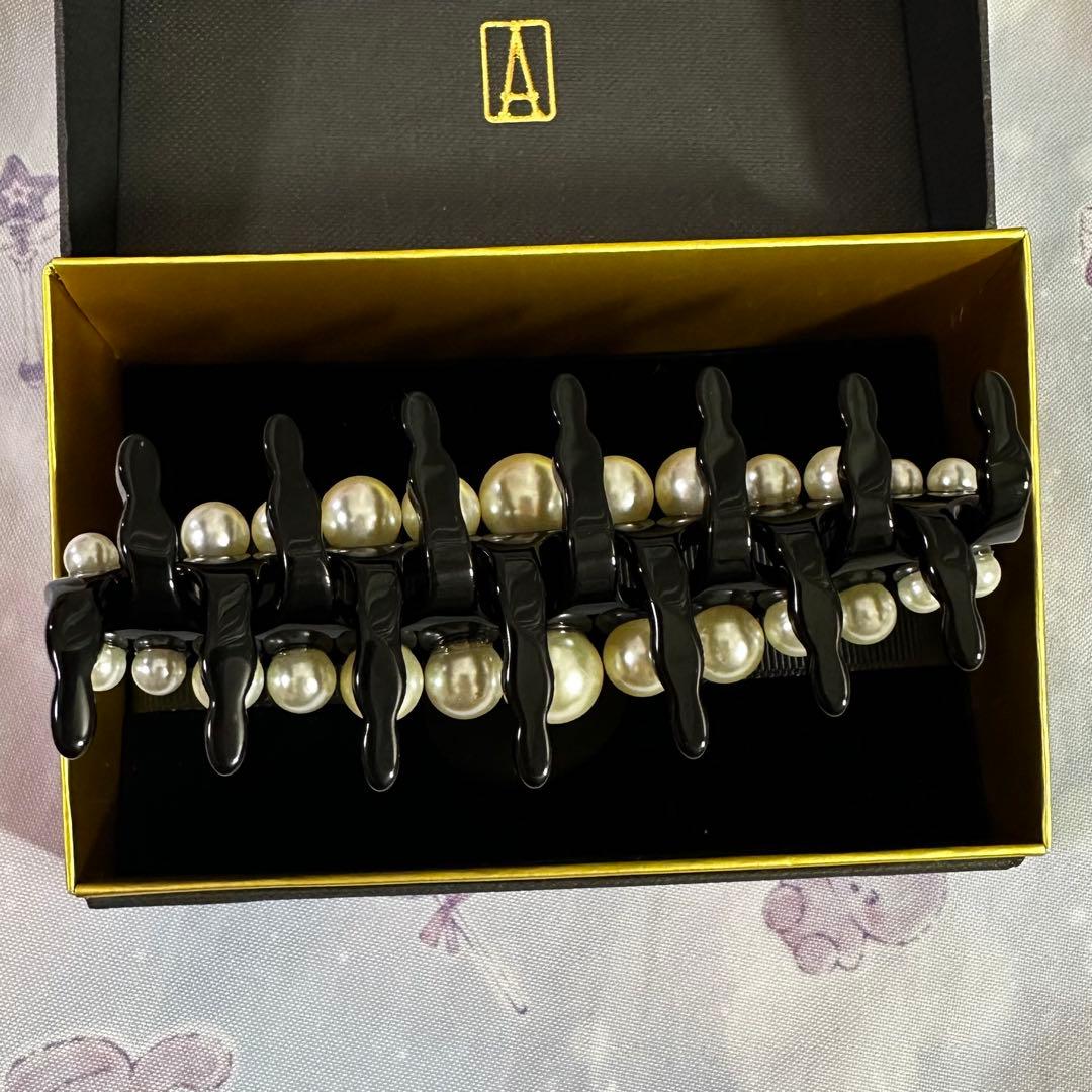 ALEXANDRE DE PARIS パール　クリップ　Lサイズ