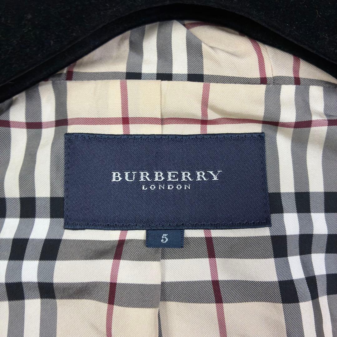 バーバリーロンドン　ベロア　ジップアップパーカー　ノバチェック　XL　ブラウン