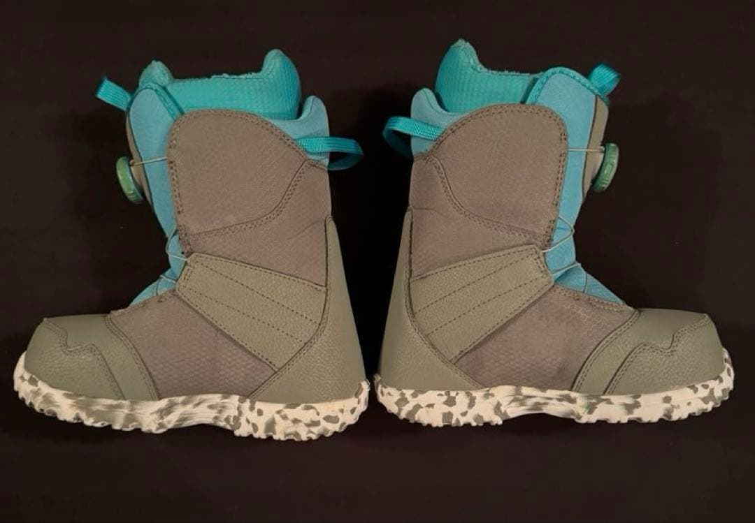 美品Burton バートン　キッズブーツ　ジップライン　22cm