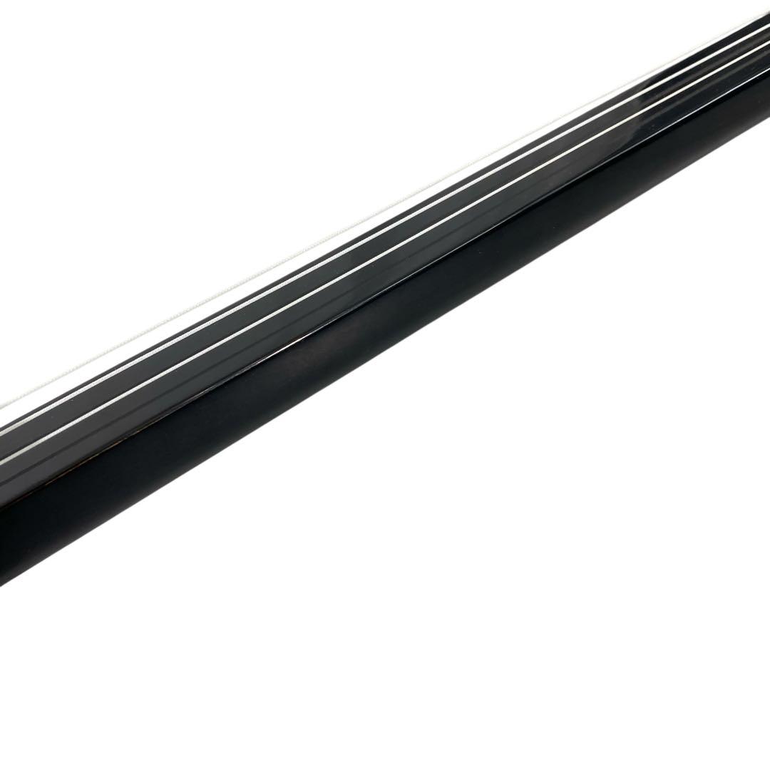 【美品】沖縄三線 三味線 人工革 合皮 ヘビ柄　ハードケース付 民族楽器 弦楽器