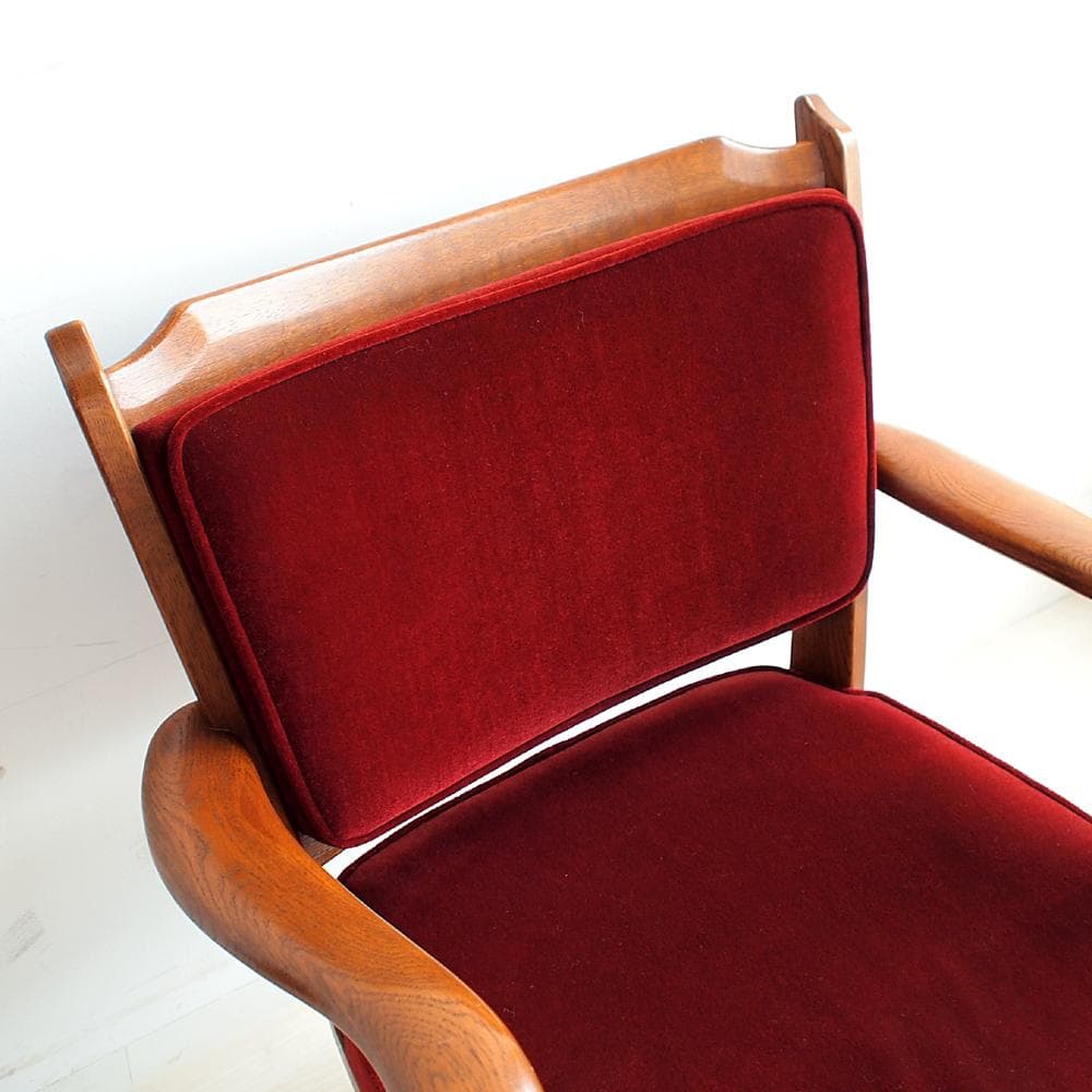 オールドカリモク コロニアル デスクチェア アーム付 ビンテージ ZR24114