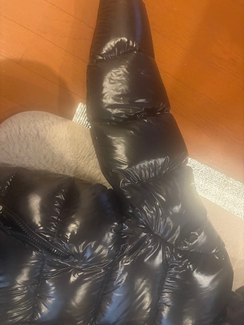 25年モデルzaraブラック フード付きダウンジャケット