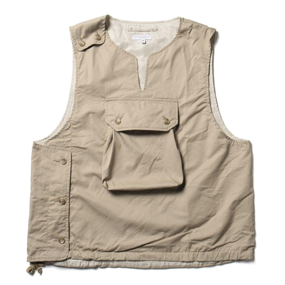 正月セール！cover vest high count twill khaki