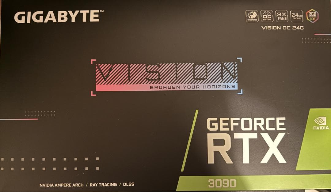 グラフィックボード・グラボ・ビデオカード GIGABYTE GeForce RTX 3090 VISION OC 24G