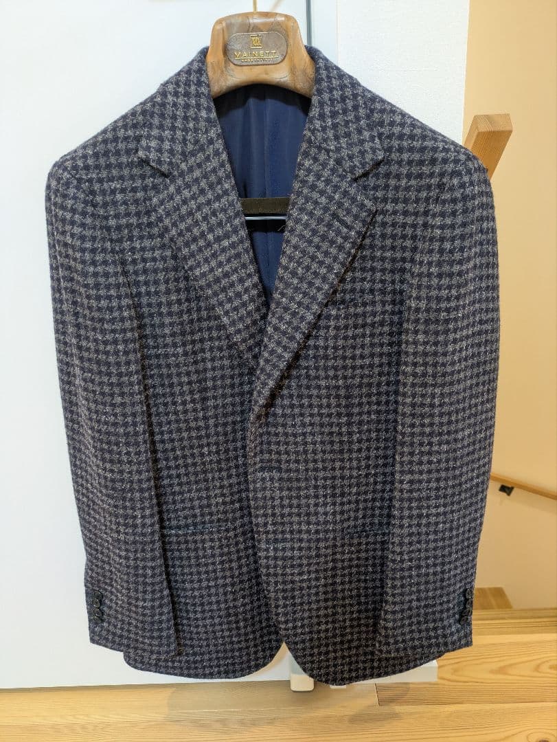 BEAMS F CAMPORE ハウンドトゥース ツイードジャケット 44 8R