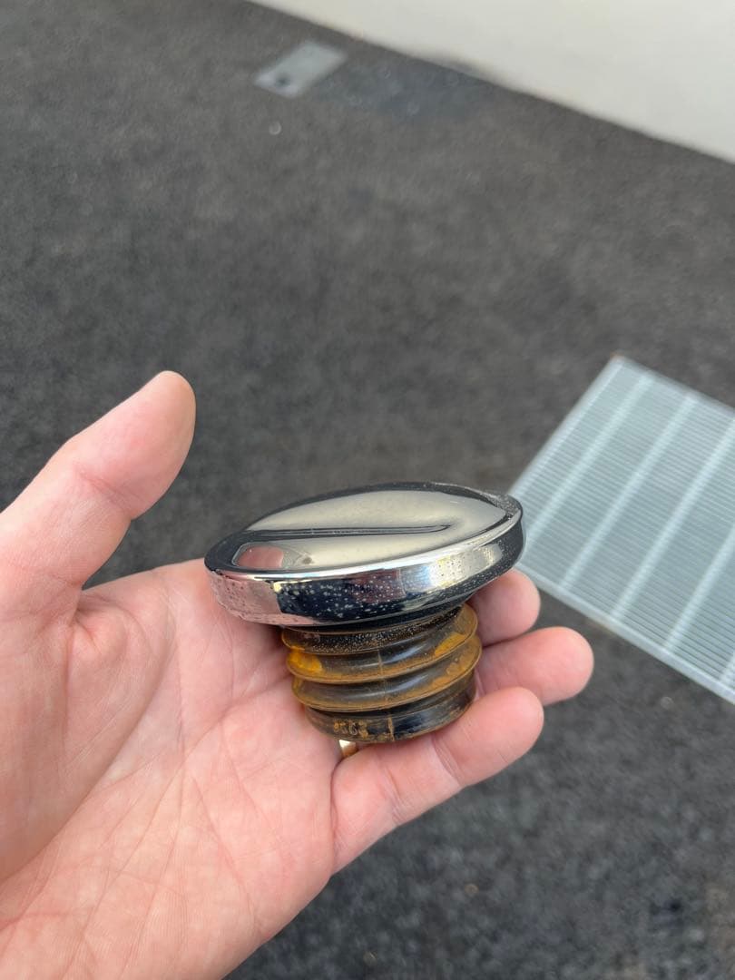 ル*ジ様 3.5ガロン　分割タンク　ハーレー　パン　ショベル　ナックル　ショベル