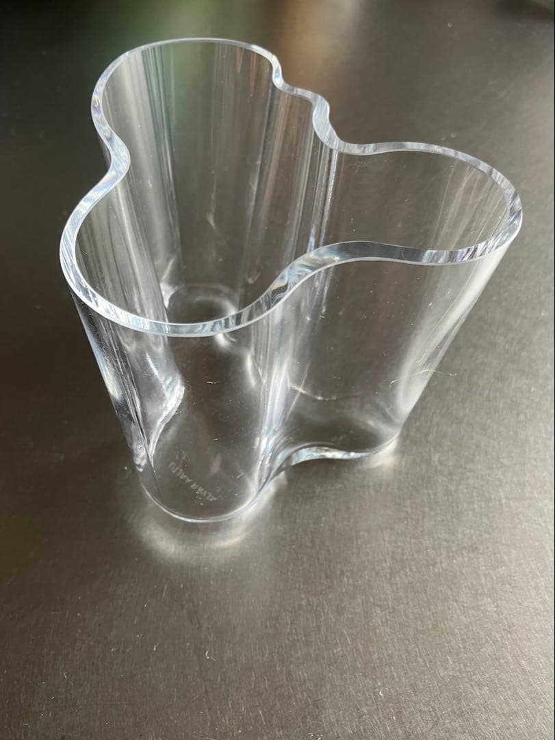  Aalto Vase クリアガラス　95mm