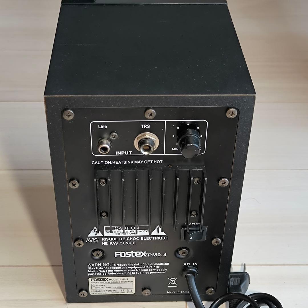 名機 FOSTEX PM0.4 スタジオモニター ペア シリアル連番 動作確認済