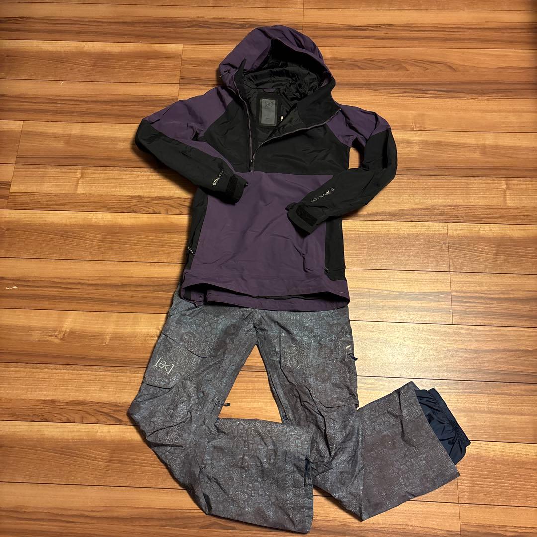 wknaaa　バートン　BURTON AK 上下　レディース紫　上S下XS