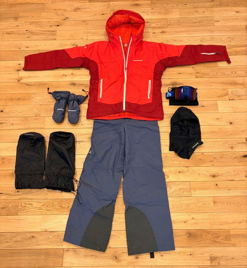 モンベルスキーウェア一式（5点）